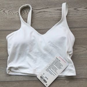 Nwt Lululemon arise tank in white